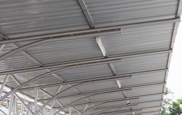 installing Curlew Green metal roofing