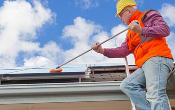Curlew Green soft wash roof cleaning